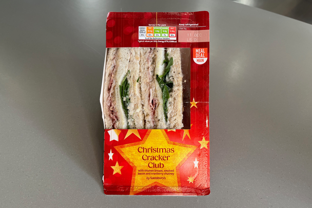 best christmas sandwich indybest review Sainsbury's Christmas cracker club sandwich